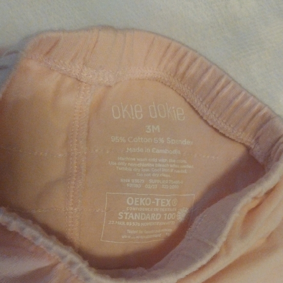 Swiggles Pink and White Pajama Sets with Playful Pattern. Ruffle Butt Bottoms​ - Picture 4 of 5